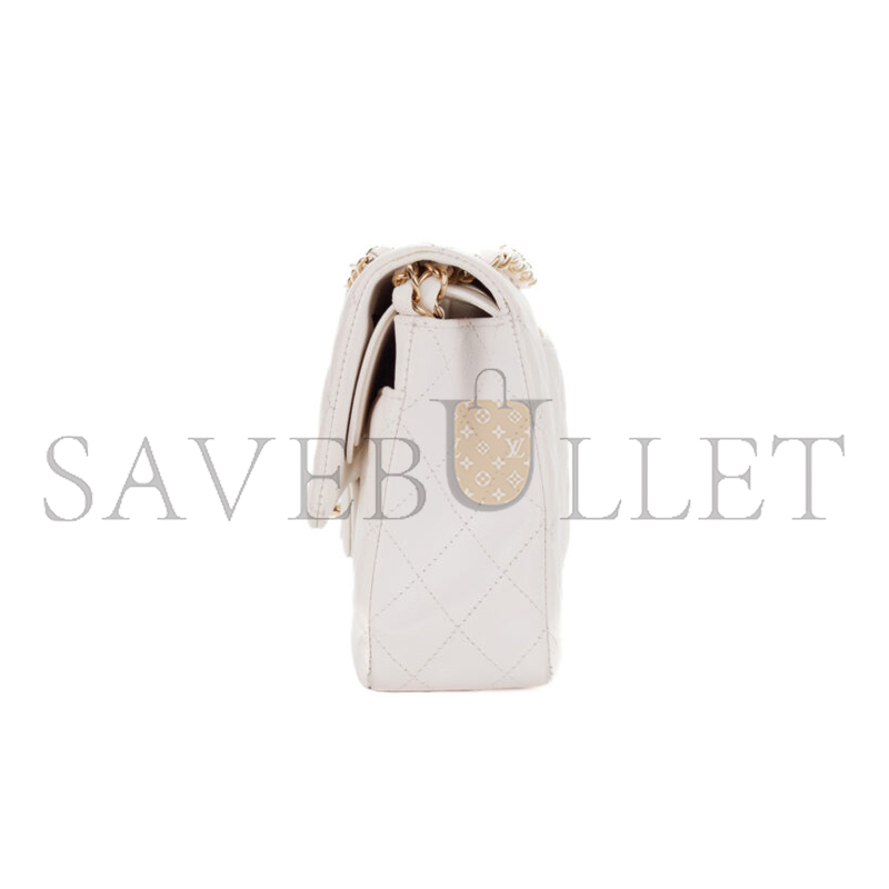 CHANEL QUILTED CAVIAR MEDIUM CLASSIC DOUBLE FLAP A01112 (25.5*15.5*6.5cm)